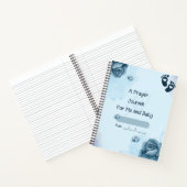 Op maat gemaakt gebedenboek voor jou en je baby notitieboek (Binnen)