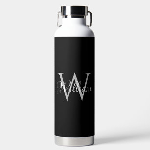 Op maat gemaakt gepersonaliseerd initieel script m waterfles