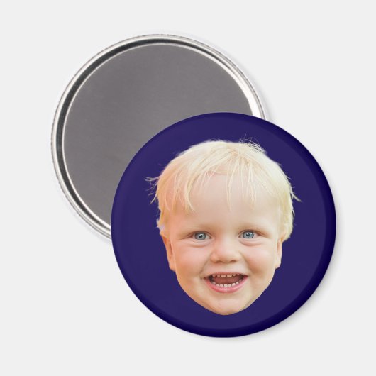 Op maat gemaakt gezicht gepersonaliseerde afbeeldi magneet (Voorkant / Achterkant)