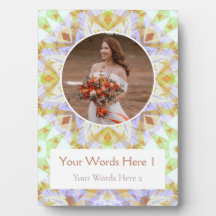 Op maat gemaakt groen bruin ster huwelijksgeschenk