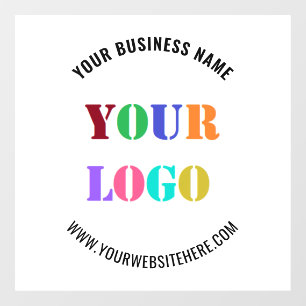 Op maat gemaakt logo naam website promotie venster raamsticker