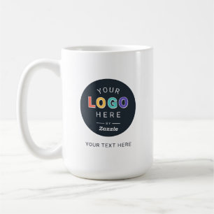 Op maat gemaakt logo-ontwerp koffiemok