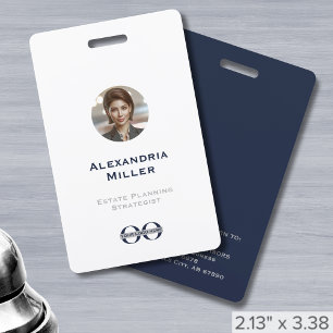 Op maat gemaakt logo personeel foto identificatiep badge