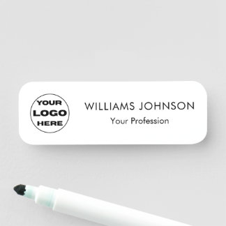 Op maat gemaakt logo personeelsnaamkaart badge