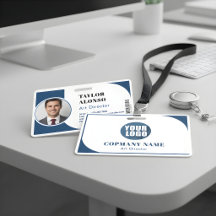Op maat gemaakt naamkaartje voor medewerkers met l