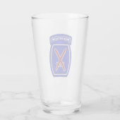 Op maat gemaakt patch voor de 10e Bergdivisie Glas (Achterkant)