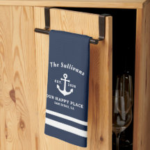 Op maat gemaakt persoonlijk monogram nautisch anke