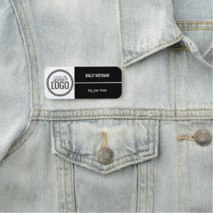 Op maat gemaakt professioneel logo werknemersnaam naamplaatje