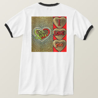 Op maat gemaakt T-shirt met liefde gemaakt T-shirt