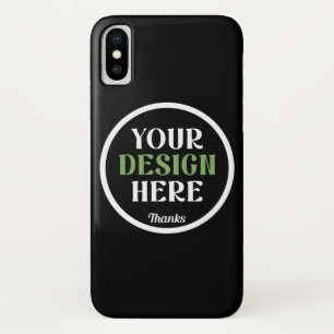 Op maat gemaakt, uniek, strak en minimalistisch He iPhone X Hoesje