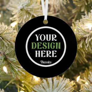 Op maat gemaakt, uniek, strak en minimalistisch He Metalen Ornament