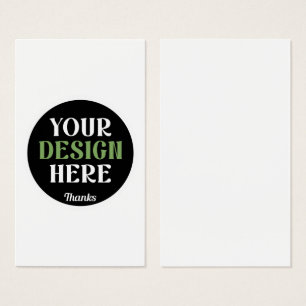 Op maat gemaakt, uniek, strak en minimalistisch He Visitekaartje