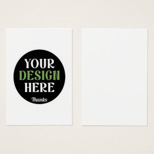 Op maat gemaakt, uniek, strak en minimalistisch He Visitekaartje