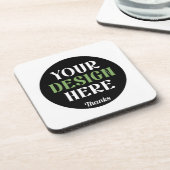 Op maat gemaakt, uniek, strak & minimalistisch her bier onderzetter (Linkerzijde)