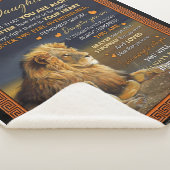 Op maat gemaakt voor mijn dochter van papa. sherpa deken (3/4)