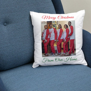 Op Maat Gemaakt Vrolijk Kerstfeest Foto Cadeau Kussen