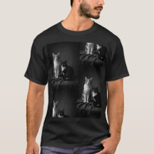 Op maat gemaakte 4K huisdier portret T-shirt