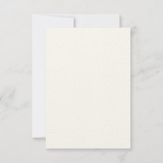 Op maat gemaakte 8,9 cm x 12,7 cm rustieke ecru vi kaart