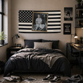 Op maat gemaakte Amerikaanse vlag met jouw foto, S Spandoek