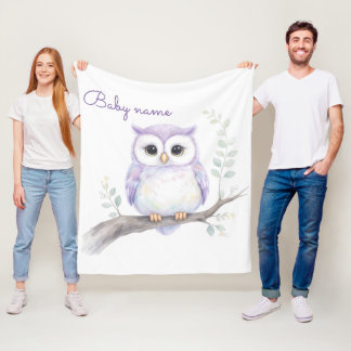 Op maat gemaakte baby shower fleece deken