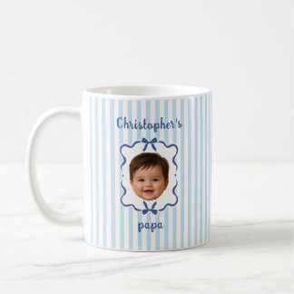 Op maat gemaakte babyfoto koffiemok voor vader