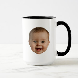 Op maat gemaakte babygezicht opa cadeau papa verja mok