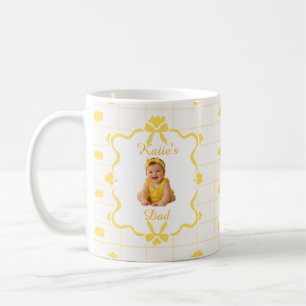 Op maat gemaakte babygezichtsfotobeker voor Vaderd Koffiemok