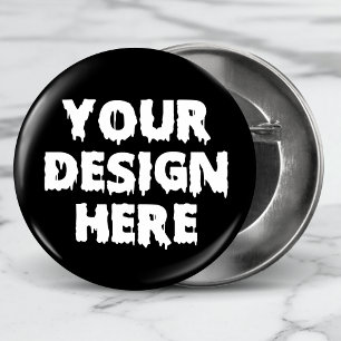 Op maat gemaakte badge Gepersonaliseerd logo Promo Ronde Button 5,7 Cm