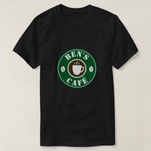 Op maat gemaakte barista t-shirts voor cafe of kof