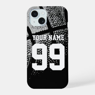 Op maat gemaakte basketbal jersey nummer iPhone 15 Hoesje