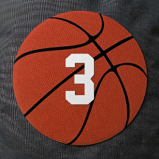 Op Maat Gemaakte Basketbal Speler Shirt Met Nummer Ronde Button 7,6 Cm