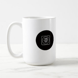 Op maat gemaakte bedrijfslogo bedrukte koffiemok