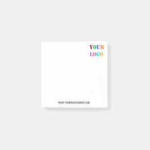 Op maat gemaakte bedrijfstekst logo merk Post-it®  Notes