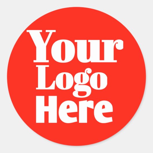 Op maat gemaakte bedrijfstickers | Op maat gemaakt Ronde Sticker (Voorkant)