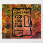 Op maat gemaakte bierfleslabels voor thuisbrouwers bier etiket (Enkel label)