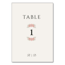 Op maat gemaakte Blush Garden minimale huwelijksgu