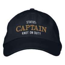 Op maat gemaakte bootkapitein status slogan gebord
