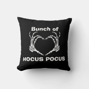 Op maat gemaakte BUNCH OF HOCUS POCUS Skelet Hand Kussen