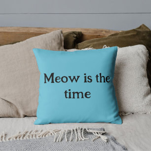 Op maat gemaakte dier huisdier kat grappige quote kussen