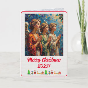 Op maat gemaakte digitale olieverfschilderij van 3 kaart