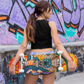Op maat gemaakte draken-skateboard skateboard