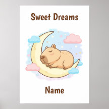 Op Maat Gemaakte Droomposter van een Capybara