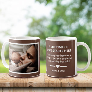 Op maat gemaakte eerste Vaderdag cadeau van ouders Koffiemok