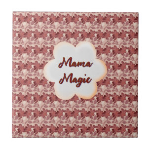 Op maat gemaakte en gepersonaliseerde bloemengift tegeltje