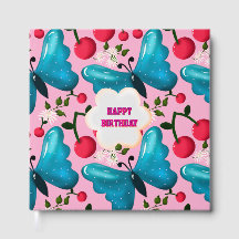 Op maat gemaakte en gepersonaliseerde cherry vlind