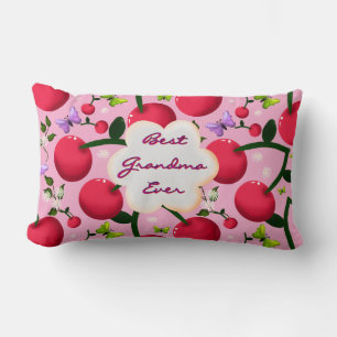 Op maat gemaakte en gepersonaliseerde cherry vlind kussen
