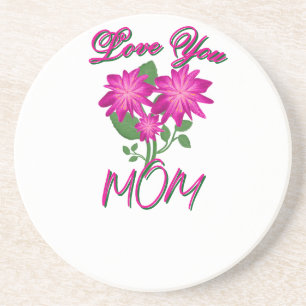 Op maat gemaakte en gepersonaliseerde Moederdag bl Zandsteen Onderzetter