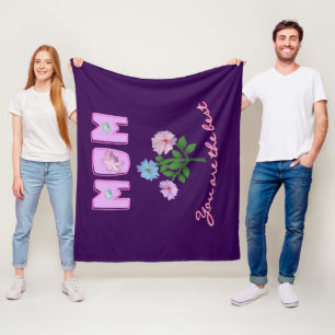 Op maat gemaakte en gepersonaliseerde moederdag ca fleece deken