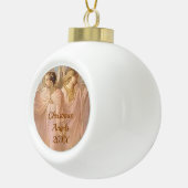 Op maat gemaakte engel omlijst ornament (Rechts)