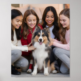 Op maat gemaakte familie foto poster wanddecoratie